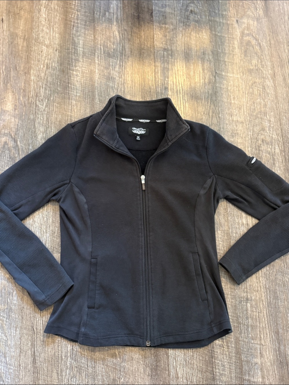Women’s Black Golf Zip Up